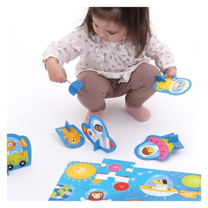 Load image into Gallery viewer, Banana panda - figure it out puzzel ruimte - 20st.
