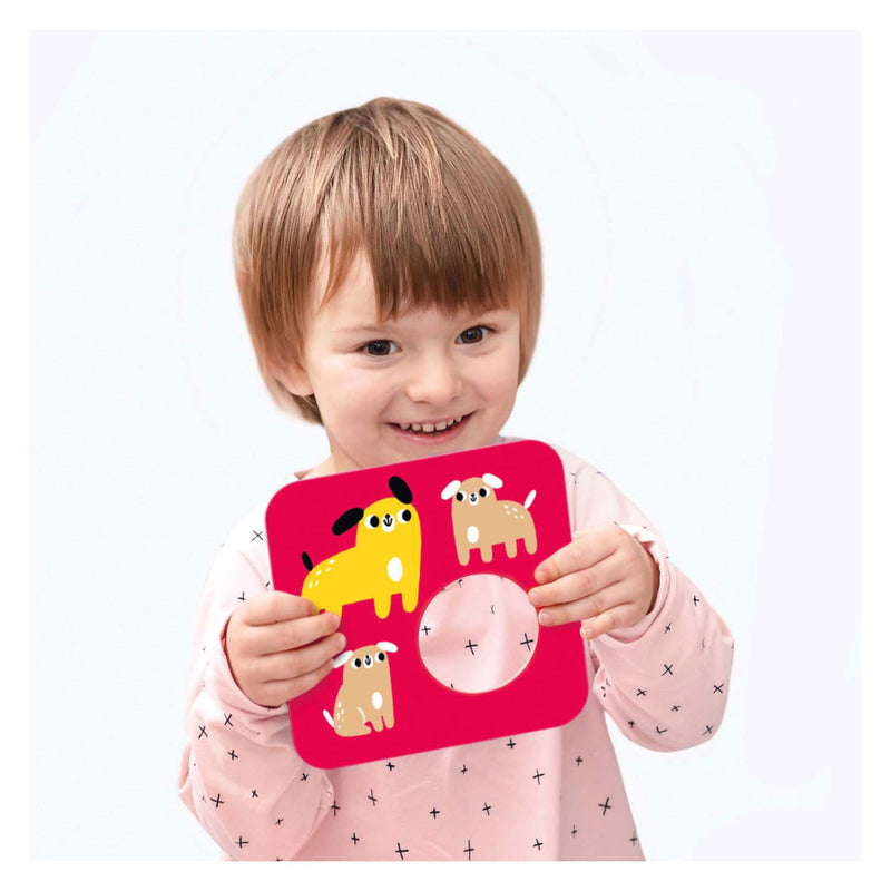 Load image into Gallery viewer, Banana panda - hoog contrast puzzel zoek dezelfde - 8dlg.
