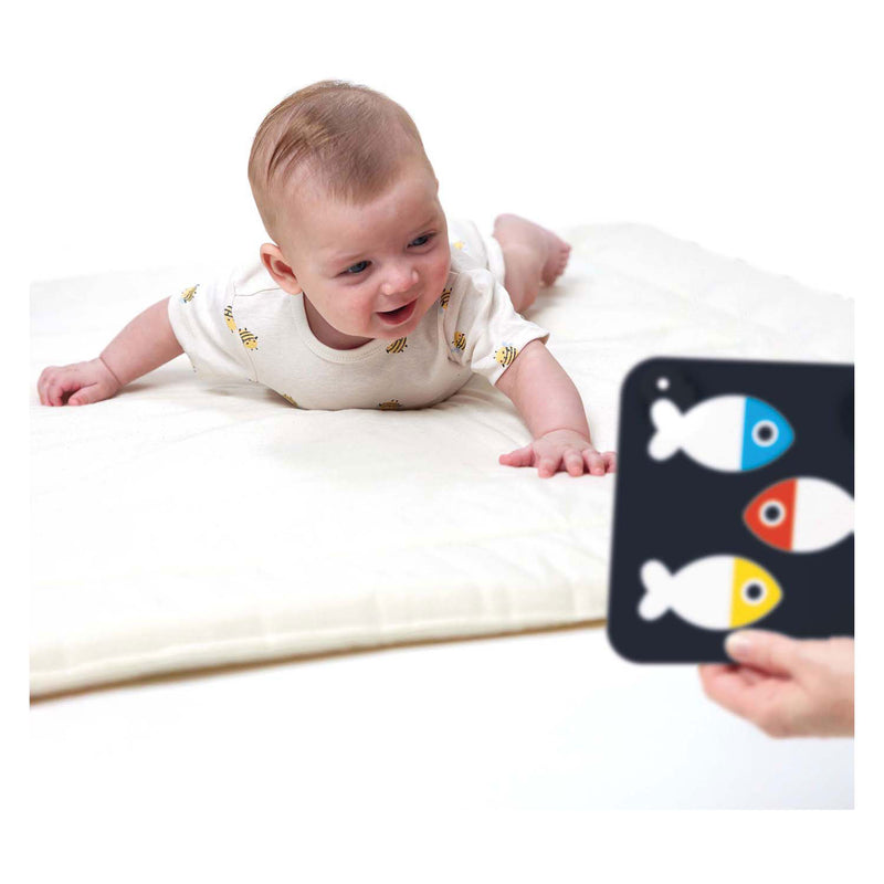 Load image into Gallery viewer, Banana panda - hoog contrast babykaarten 0m+ 3m+ - 24st.
