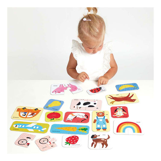 Banana panda - puzzelparen eerste woorden - 18dlg.