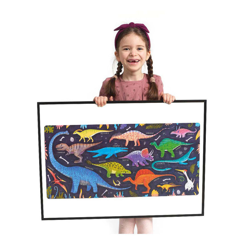 Load image into Gallery viewer, Banana panda - ik hou van dinosaurussen puzzel - 60st.
