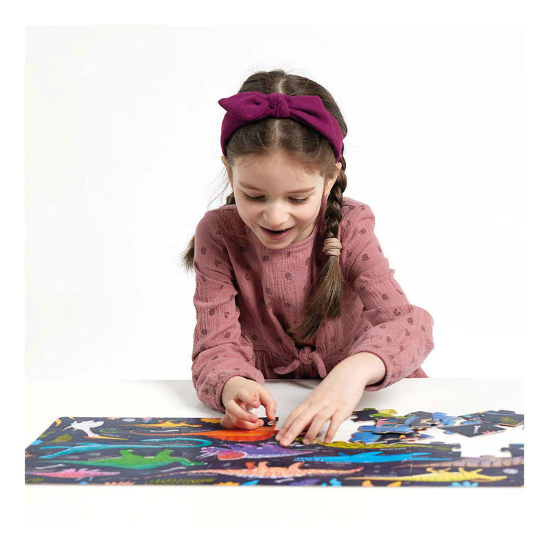 Load image into Gallery viewer, Banana panda - ik hou van dinosaurussen puzzel - 60st.
