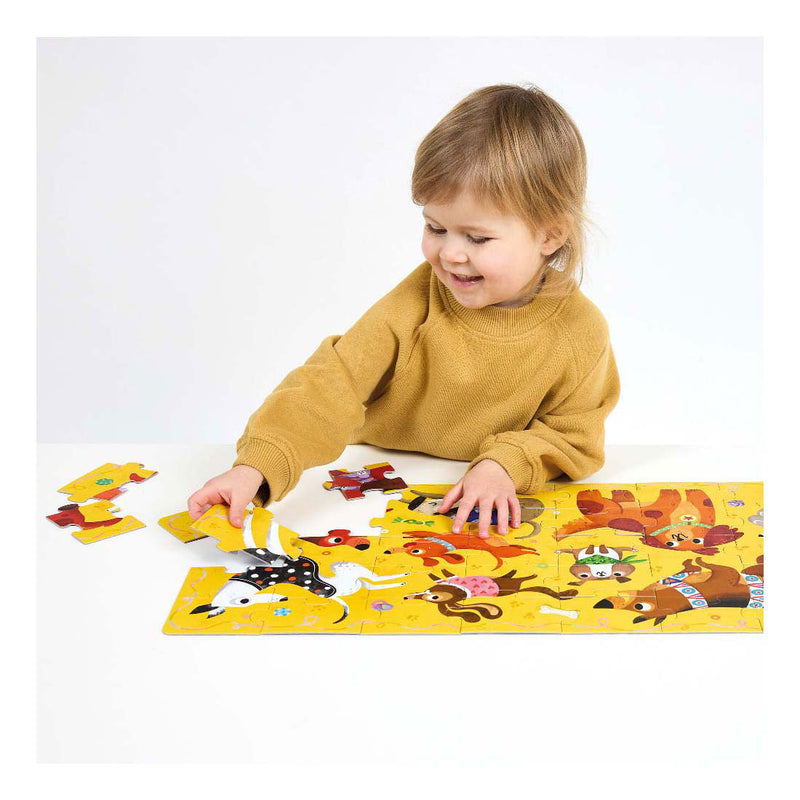 Load image into Gallery viewer, Banana panda - ik hou van honden puzzel - 60st.
