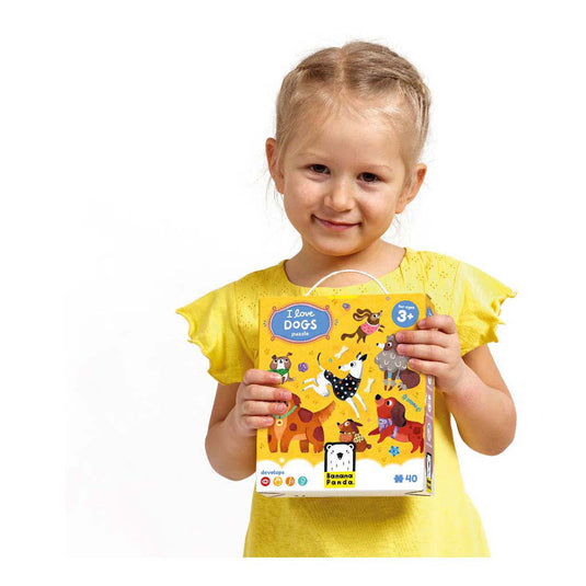 Banana panda - ik hou van honden puzzel - 60st.