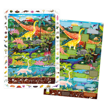 Banana panda zoek en kijk puzzel dinosaurus 4+.