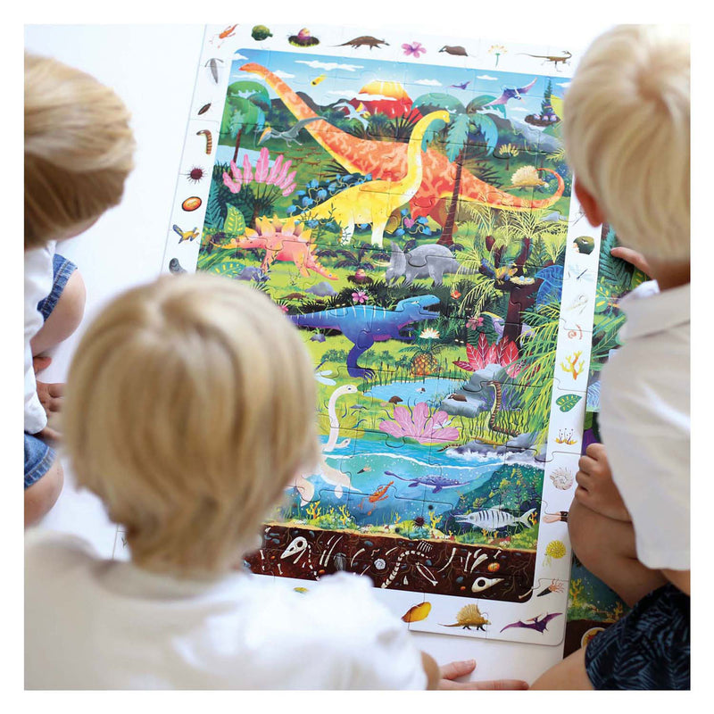 Load image into Gallery viewer, Banana panda - zoek en kijk puzzel dinosaurussen - 60st.
