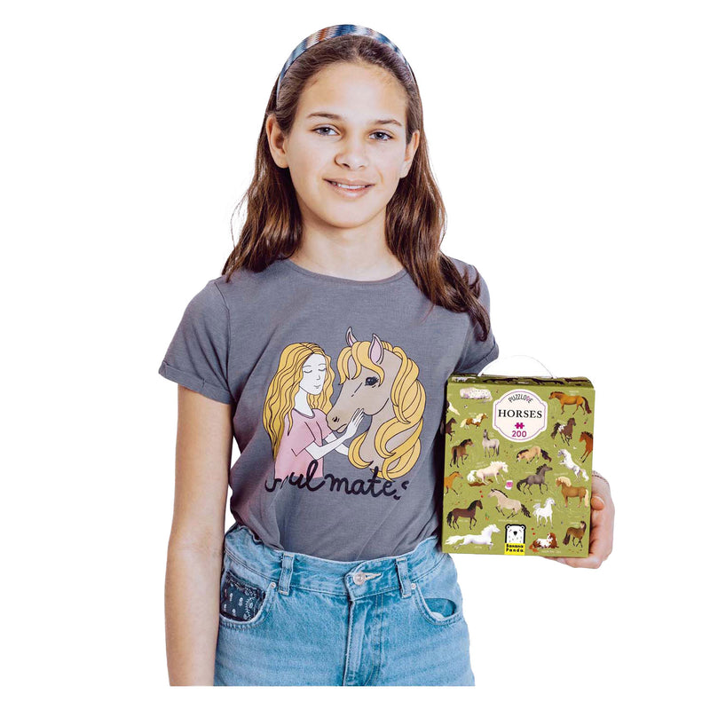Afbeelding laden in galerijviewer, Banana panda - puzzlove paarden - 200st.
