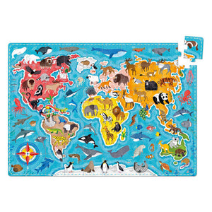 Banana panda puzzelliefde dieren over de wereld (60 pcs).