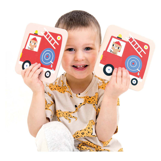 Banana panda - grote memory spel voertuigen - 24st.