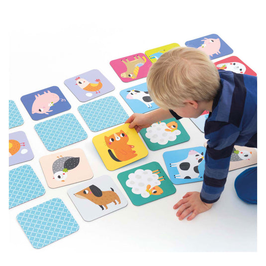 Banana panda - grote memory spel boerderijdieren - 24st. xxl