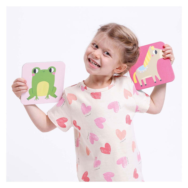 Load image into Gallery viewer, Banana panda - grote memory spel boerderijdieren - 24st. xxl
