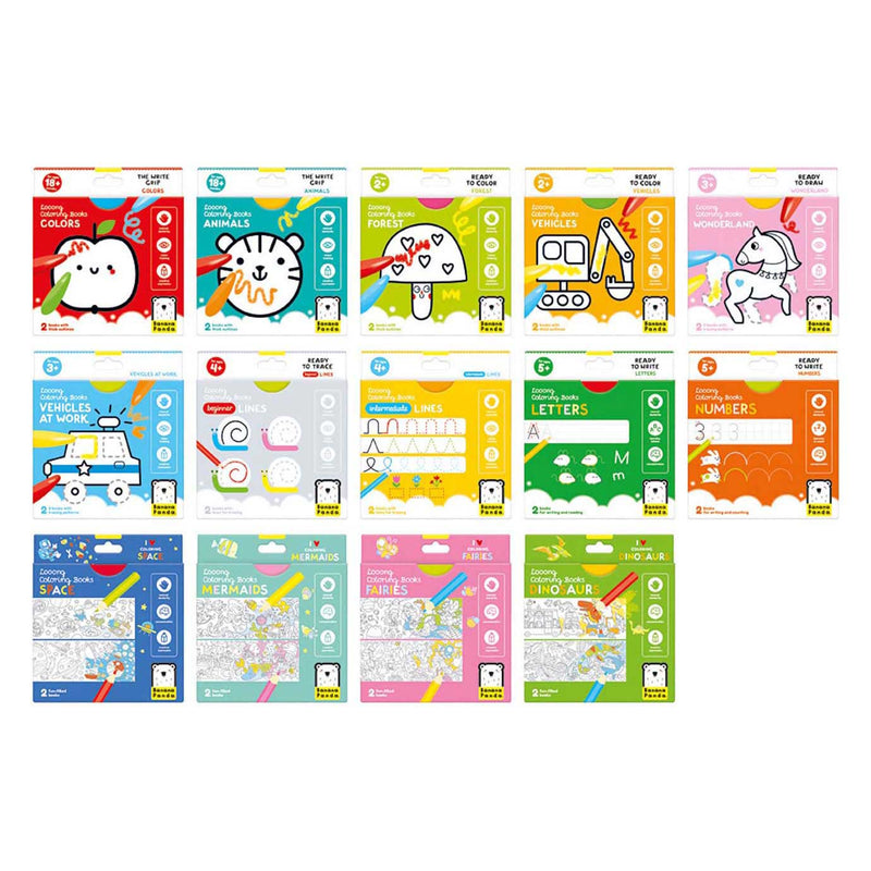 Load image into Gallery viewer, Banana panda - kleurboeken assortiment, 56st.

