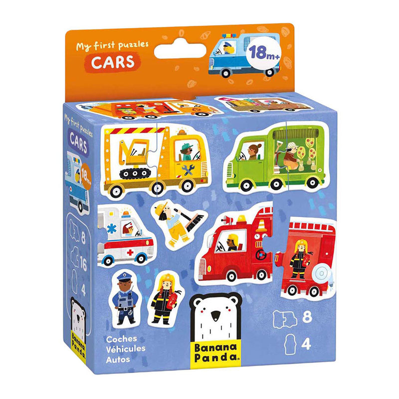 Afbeelding laden in galerijviewer, Banana panda - mijn eerste puzzel - auto's
