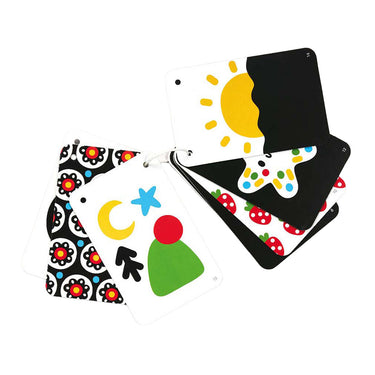 Banana panda - hoogcontrast babykaarten - 0-3 maanden