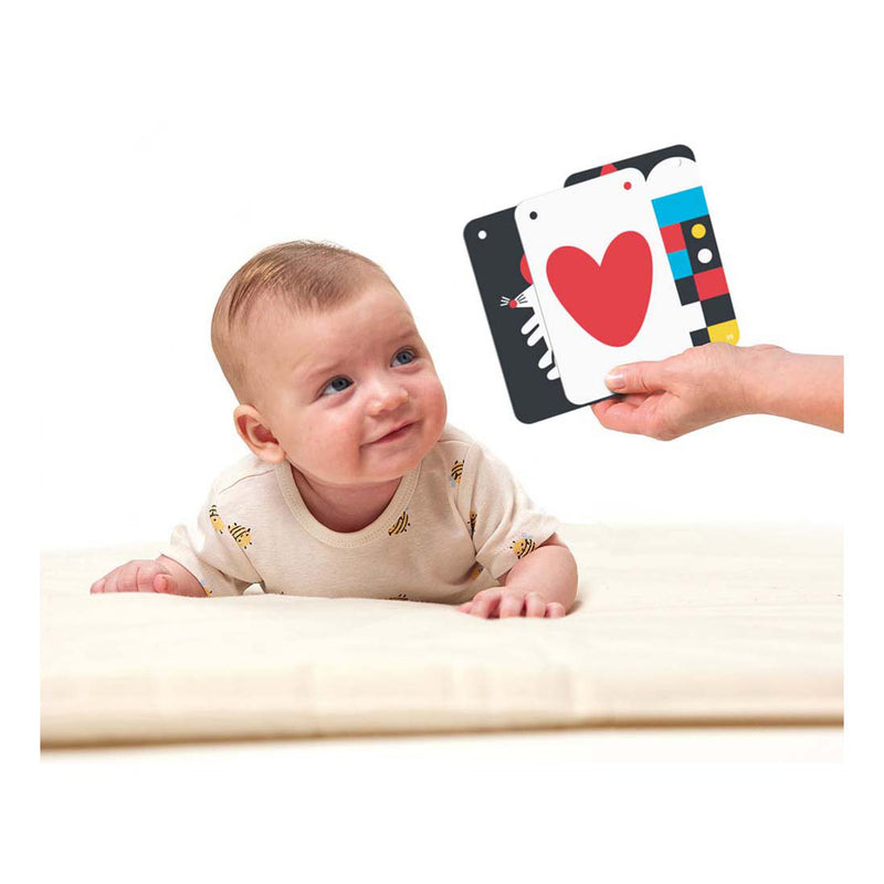 Load image into Gallery viewer, Banana panda - hoogcontrast babykaarten - 0-3 maanden
