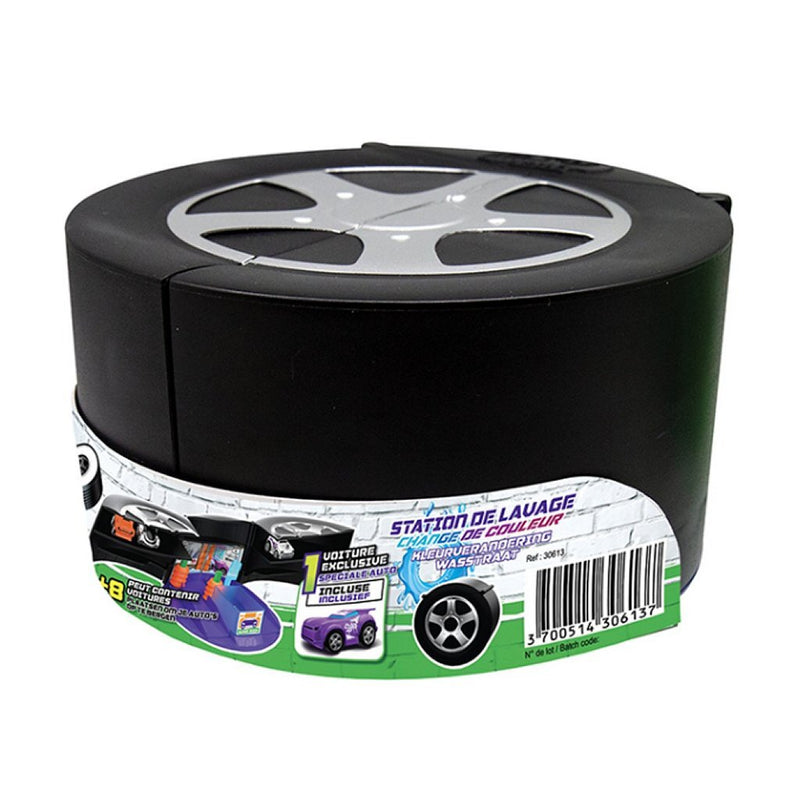 Load image into Gallery viewer, Basic splash toys micro wheels car wash of pit stop met voertuig
