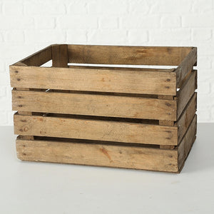 Boltze home houten krat lea 50x40x30cm