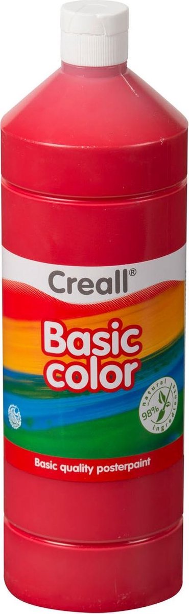 Load image into Gallery viewer, Creall plakkaat verf - licht rood - 1000ml
