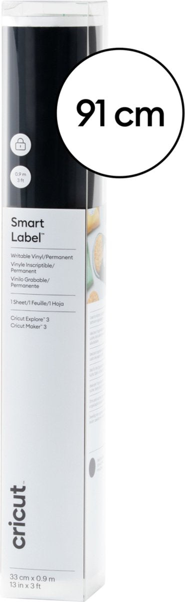 Cricut smart vinyl™ permanent folie zwart