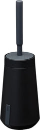 Tiger tess - wc borstel met houder - vrijstaand of hangend - 3m tape - met swoop® borstel flexibel - zwart antraciet