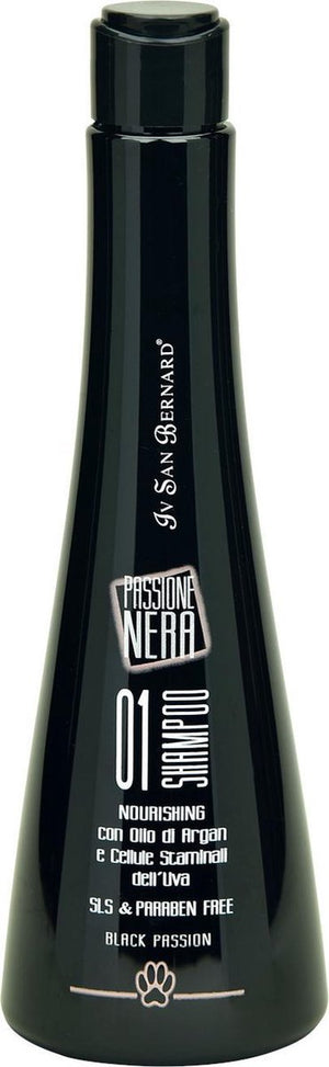I.s.b. vachtshampoo 01 black passion 250 ml zwart - honden shampoo - katten shampoo