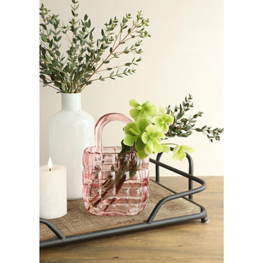Ideas 4 seasons handtas vaas marais roze 14x9,5x22cm