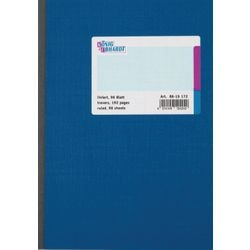 Notitieboekje könig ebhardt a5 blauw gelinieerd