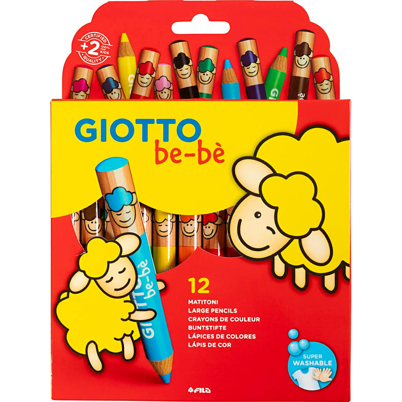 Load image into Gallery viewer, Https: www.cchobby.nl kleurpotloden-l-10-5-cm-dikte-13-mm-vulling-6-mm-diverse-kleuren-12-stuk-1-doos

