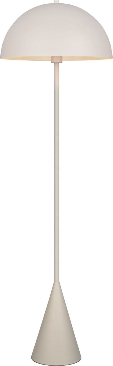 Trio alfie - vloerlamp - grijs warm - excl. 1x e27 4,9 w - voetschakelaar - go green