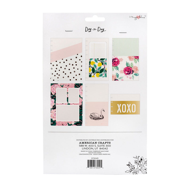 Load image into Gallery viewer, Crate paper • day-to-day disc planner pocket folders gold foil
