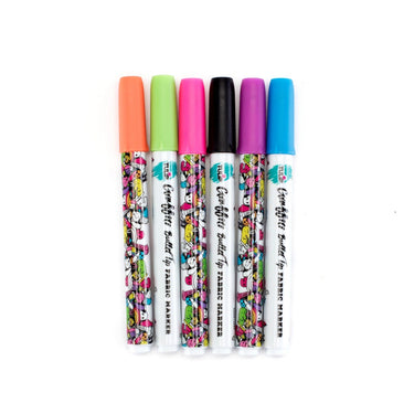 Tulip • textielstiften graffiti neon 6st.