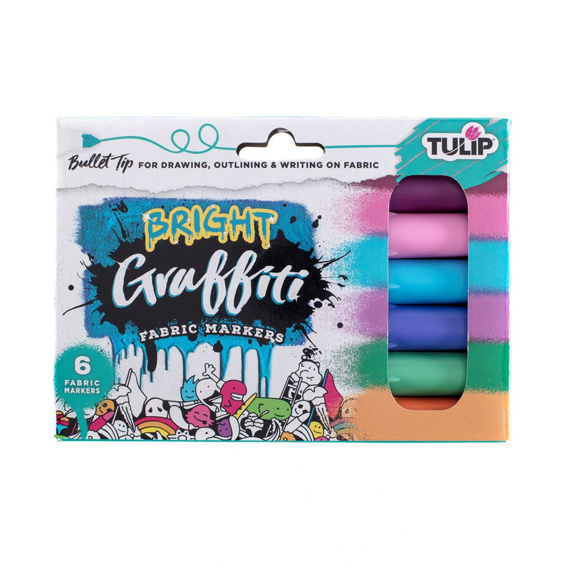 Load image into Gallery viewer, Tulip • textielstiften graffiti brights 6st.
