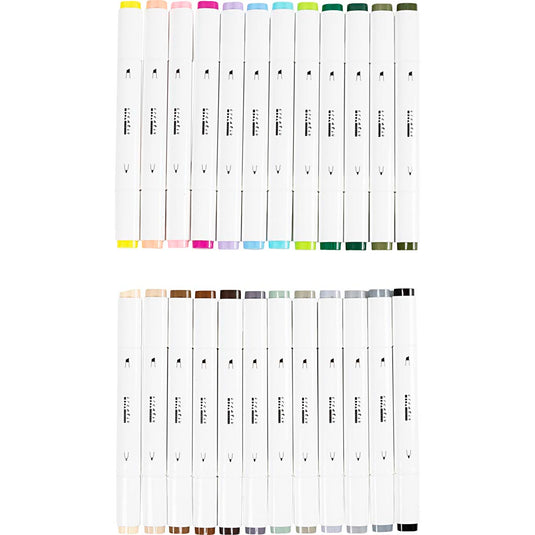 Creativ company https: www.cchobby.nl tekenstift-lijndikte-1-8-mm-pastelkleuren-standaardkleuren-24-stuk-1-doos