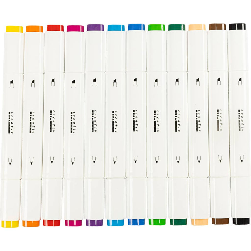 Load image into Gallery viewer, Creativ company https: www.cchobby.nl tekenstift-lijndikte-1-8-mm-standaardkleuren-12-stuk-1-doos
