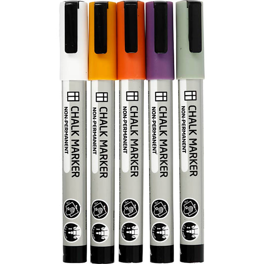 Creativ company krijtstiften, lijndikte 1,2-3 mm, pastelkleuren, 5 stuk 1 doos