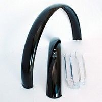 Set mudguards 16" cpl. ATB steel black