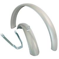 Set mudguards 24" alu cpl. ATB silver