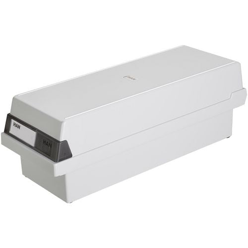 Abi systeemkaartenbak a7 13,3x36x12,1 cm lichtgrijs voor 1300 kaartjes