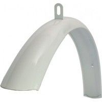 front fender 28 inch steel white