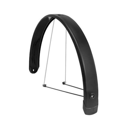 Eurofender spatbord achter tempo square 28 inch 58mm - zwart