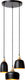 Lucide chayanne - hanglamp - ø 30 cm - 3xe14 - zwart