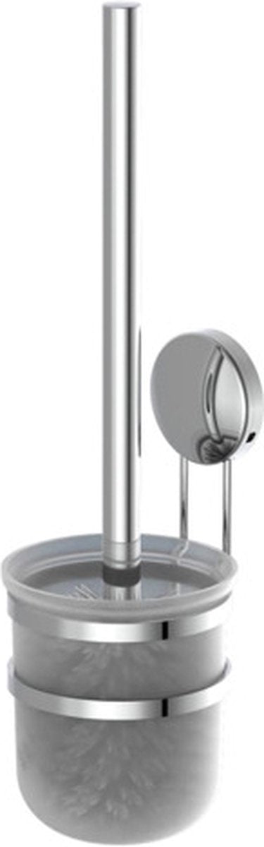 Eisl toiletborstelhouder 10x10x33,5 cm chroomkleurig