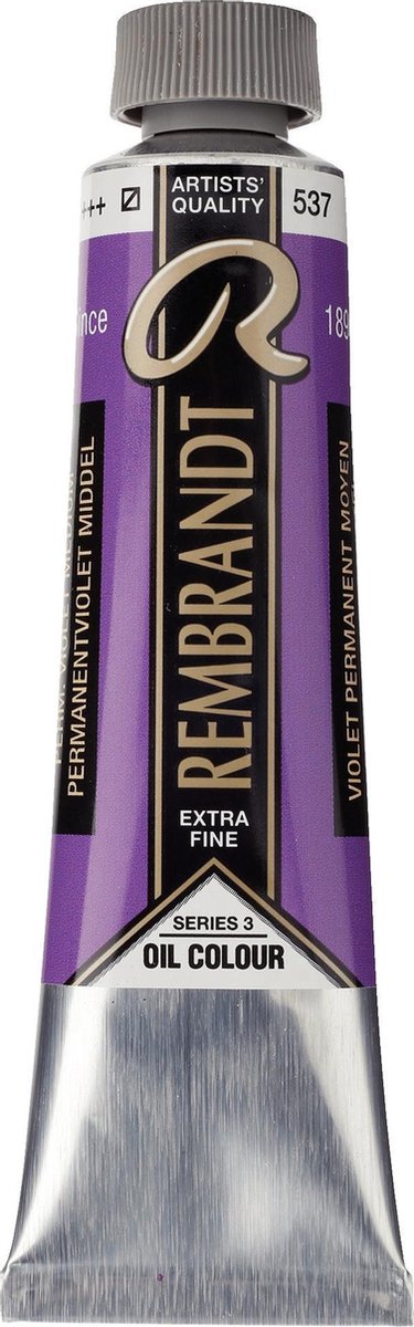 Rembrandt olieverf tube 40 ml perm.violet middel 537
