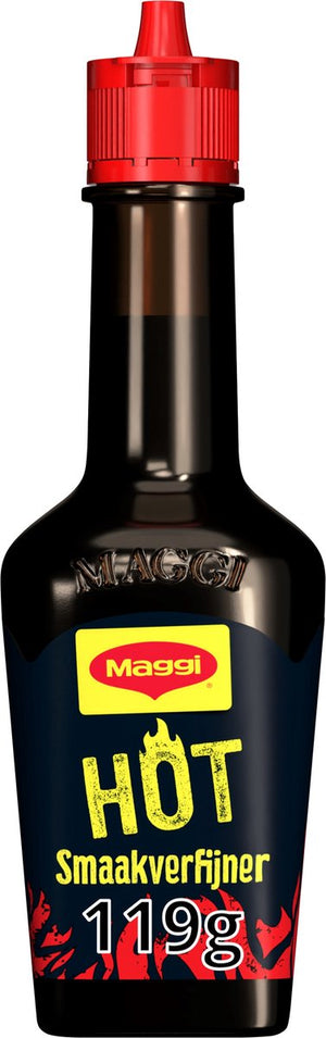 Maggi aroma smaakverfijner hot - 12 flesjes x 119g - voordeelverpakking