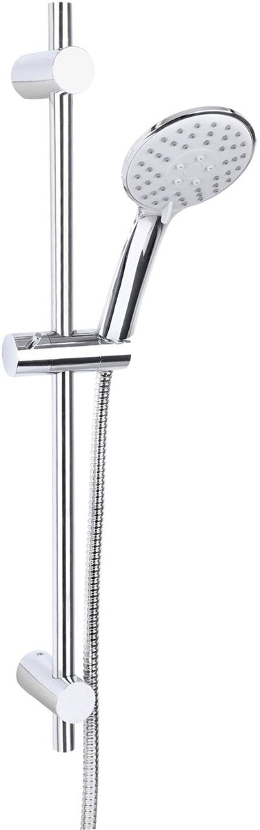 Differnz glijstangset deluxe 54 cm met handdouche en doucheslang chroom