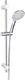 Differnz glijstangset deluxe 54 cm met handdouche en doucheslang chroom