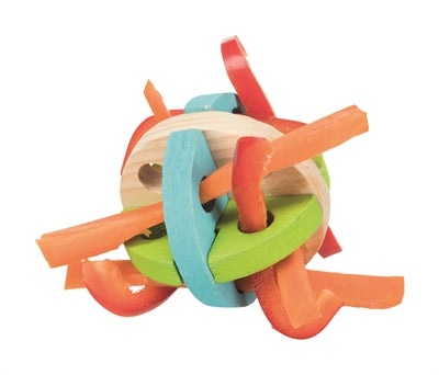 Load image into Gallery viewer, Trixie speel en snackbal hout
