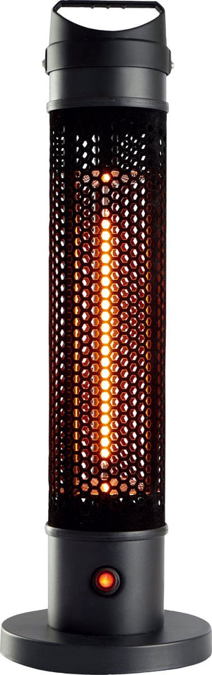 Alpina heater terrasverwarmer elektrisch - infrarood verwarming met 360 graden warmteverdeling - heaters elektrisch ip44 spatwaterdicht - terrasverwarmer infrarood 800w voor binnen en buiten