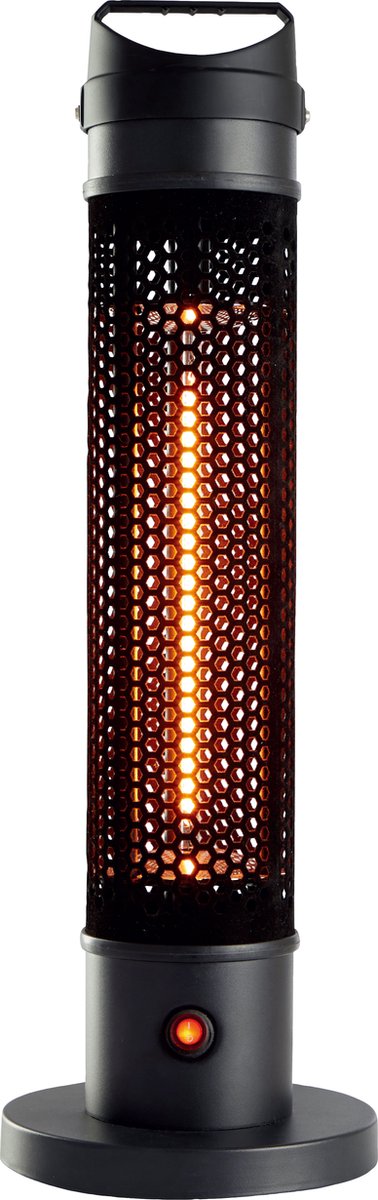 Alpina heater terrasverwarmer elektrisch - infrarood verwarming met 360 graden warmteverdeling - heaters elektrisch ip44 spatwaterdicht - terrasverwarmer infrarood 800w voor binnen en buiten