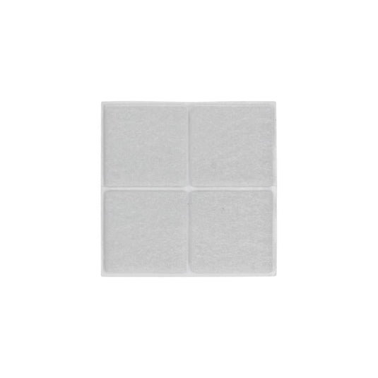Mack 1069038 - super-vilt zelfklevend wit 34 x 34 mm 8 st pcs | 12 stuks